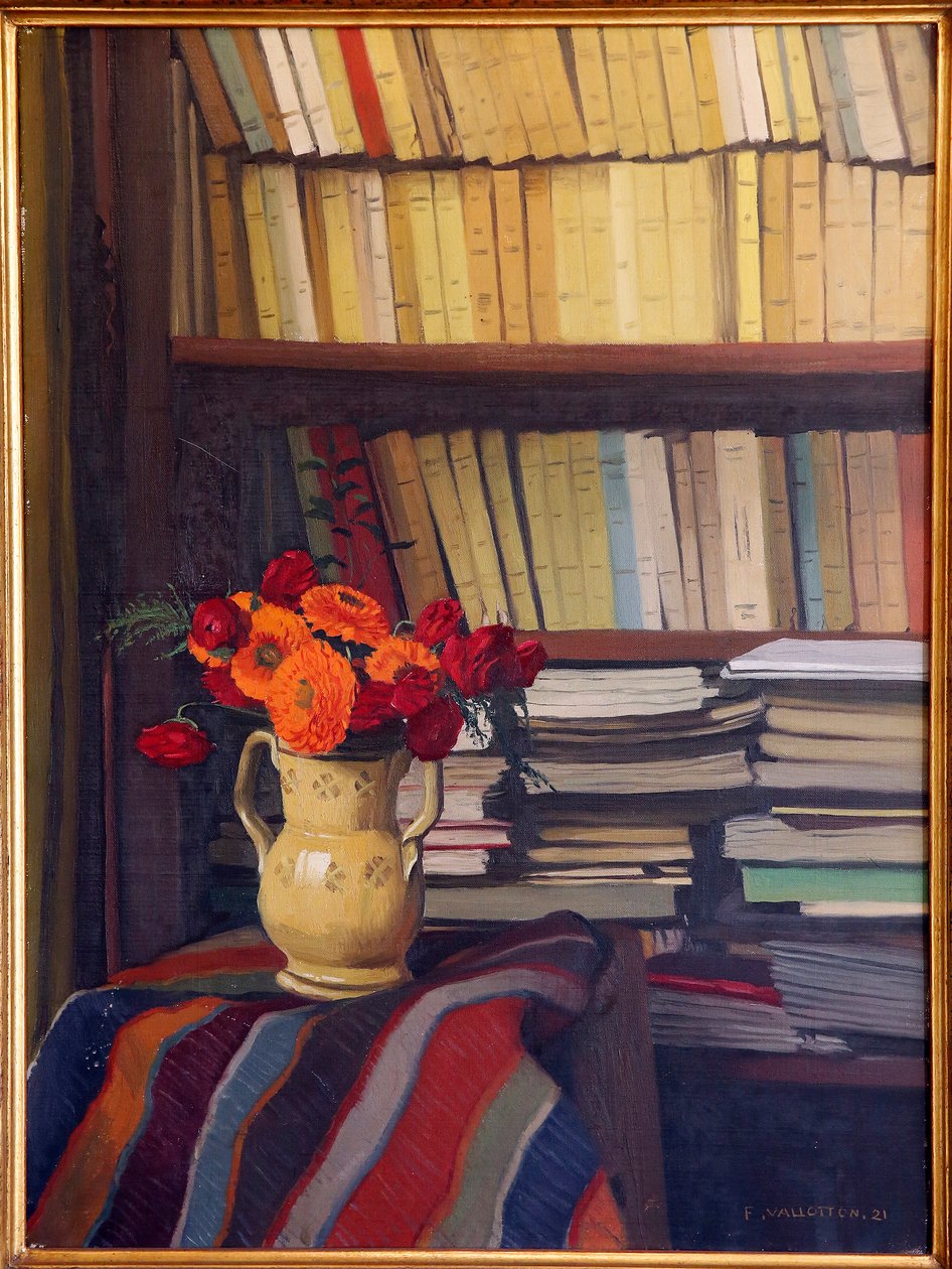 Maurice Denis -museo, Saint Germain en Laye, Ranska, Felix Vallotton, Kirjasto tekijältä Unbekannt Unbekannt