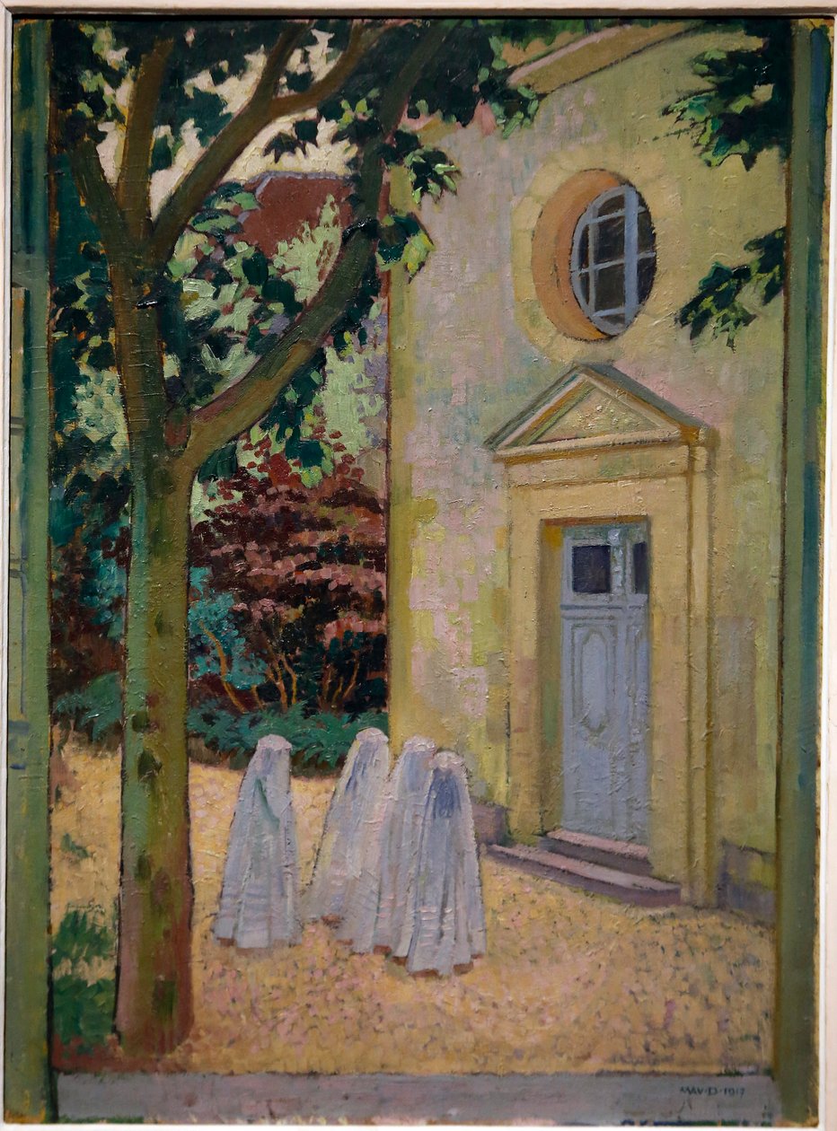 Maurice Denis -museo, Saint Germain en Laye, Ranska, Maurice Denis, Kommunistit pastorikappelin edessä tekijältä Unbekannt Unbekannt