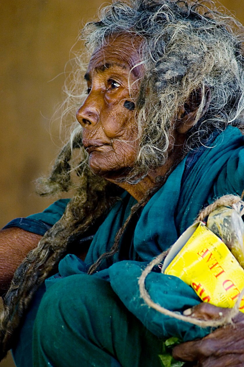 Muotokuva Lakshmi Burista, Bejnaar Living So Batiaghata Bazarista, Khulnasta. Bangladesh. 3. lokakuuta - 07. tekijältä Unbekannt Unbekannt