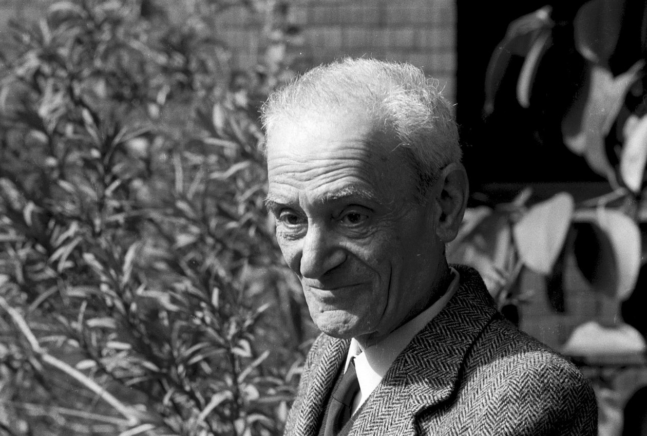 Italialaisen runoilijan Giorgio Capronin muotokuva, 1985 tekijältä Unbekannt Unbekannt