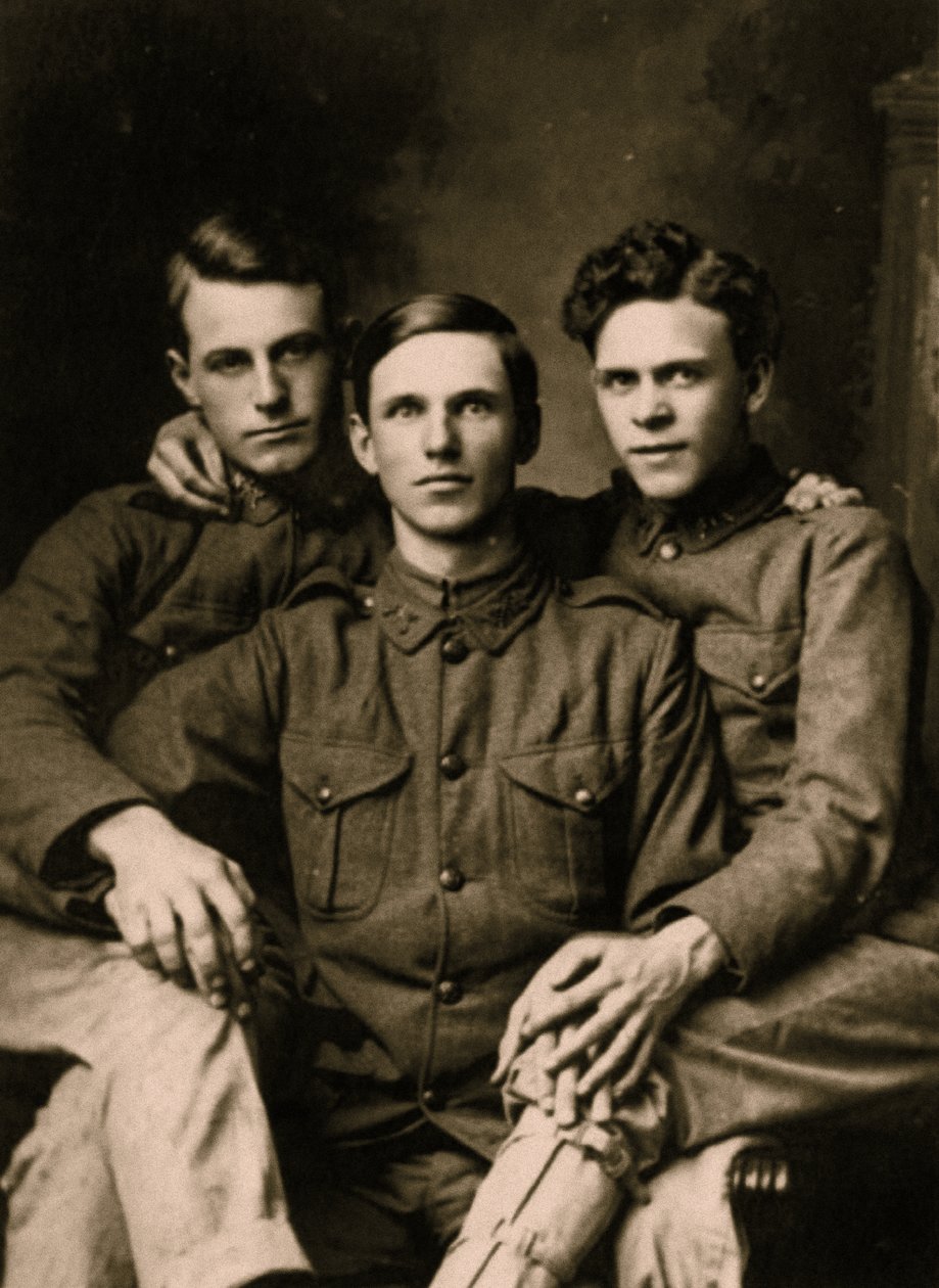 Kolmen läheisen ystävän muotokuva, n. 1918 tekijältä Unbekannt Unbekannt