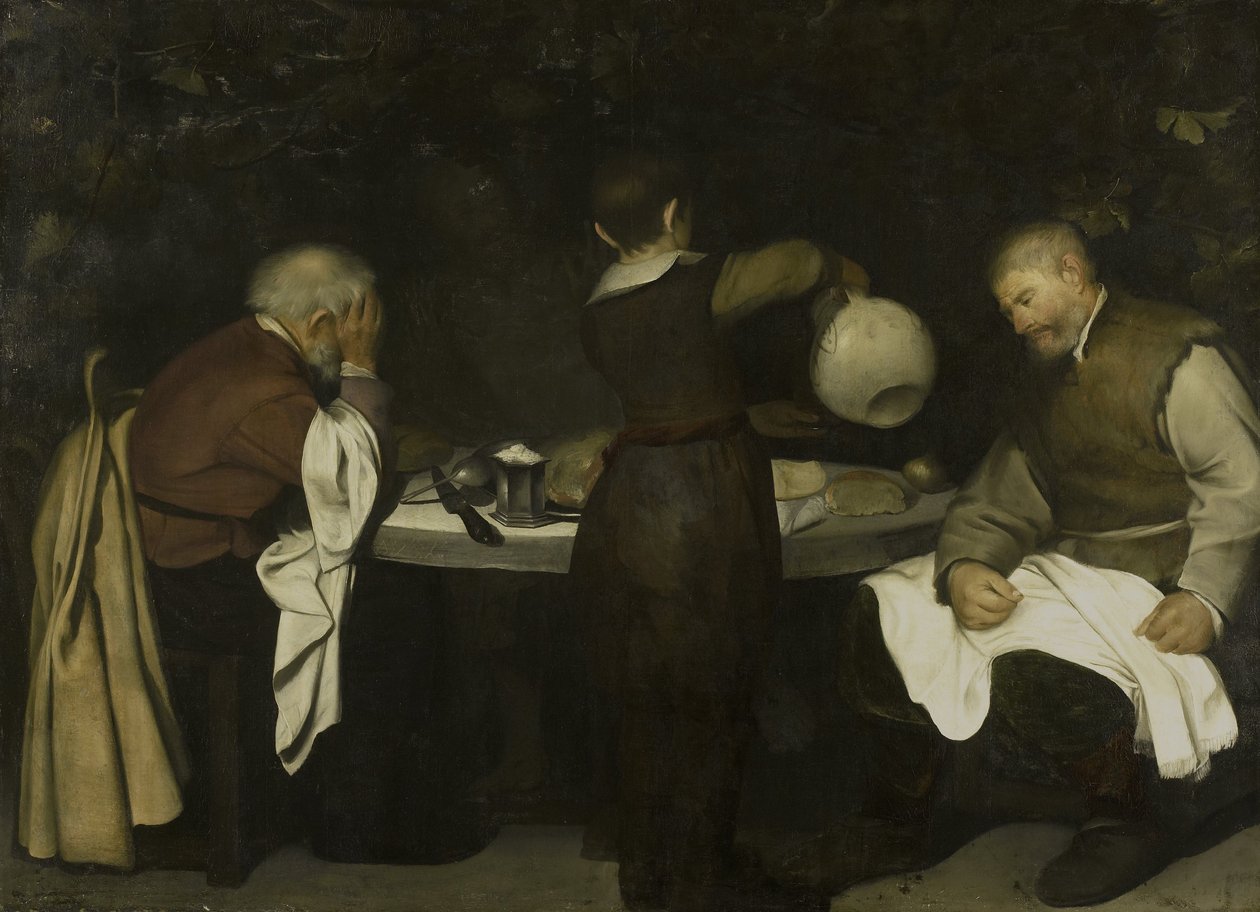 Illallinen Emmauksessa 1620-80 tekijältä Unbekannt Unbekannt
