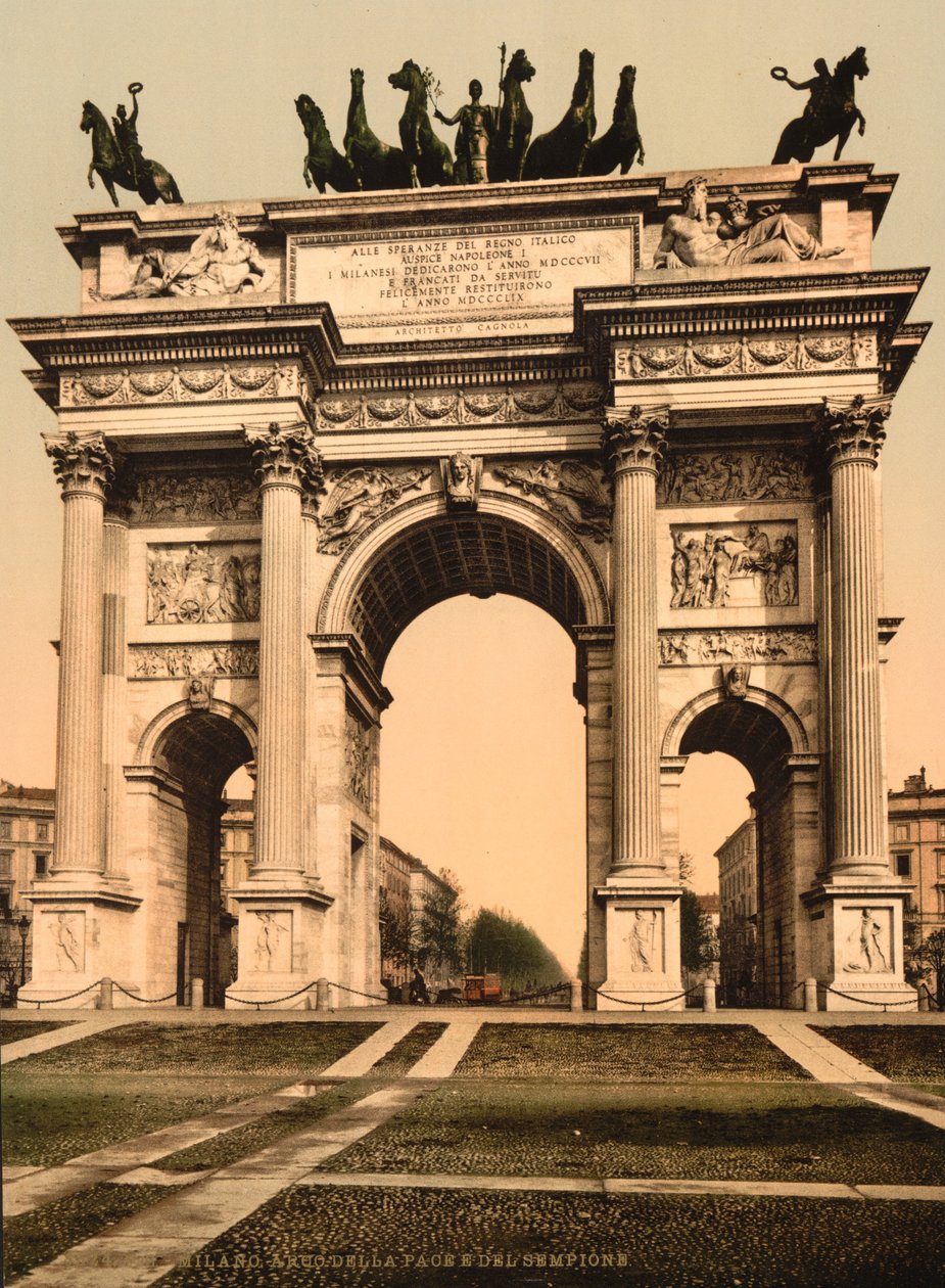 Rauhankaari, Milano, Italia, n. 1890–1900 tekijältä Unbekannt Unbekannt