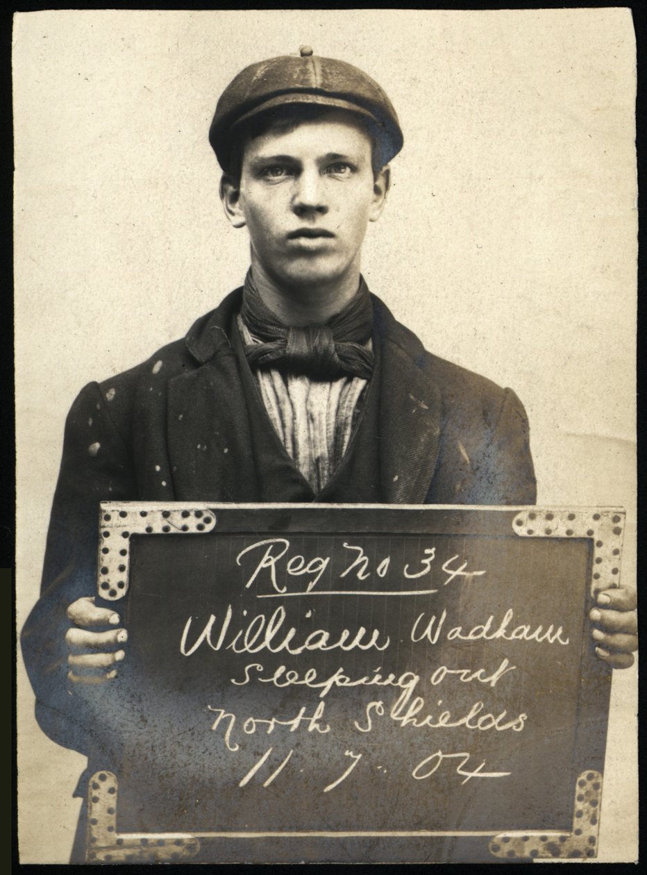 William Wadham, pidätetty huonosti nukkumisesta, North Shields, Iso-Britannia, 1904 tekijältä Unbekannt Unbekannt