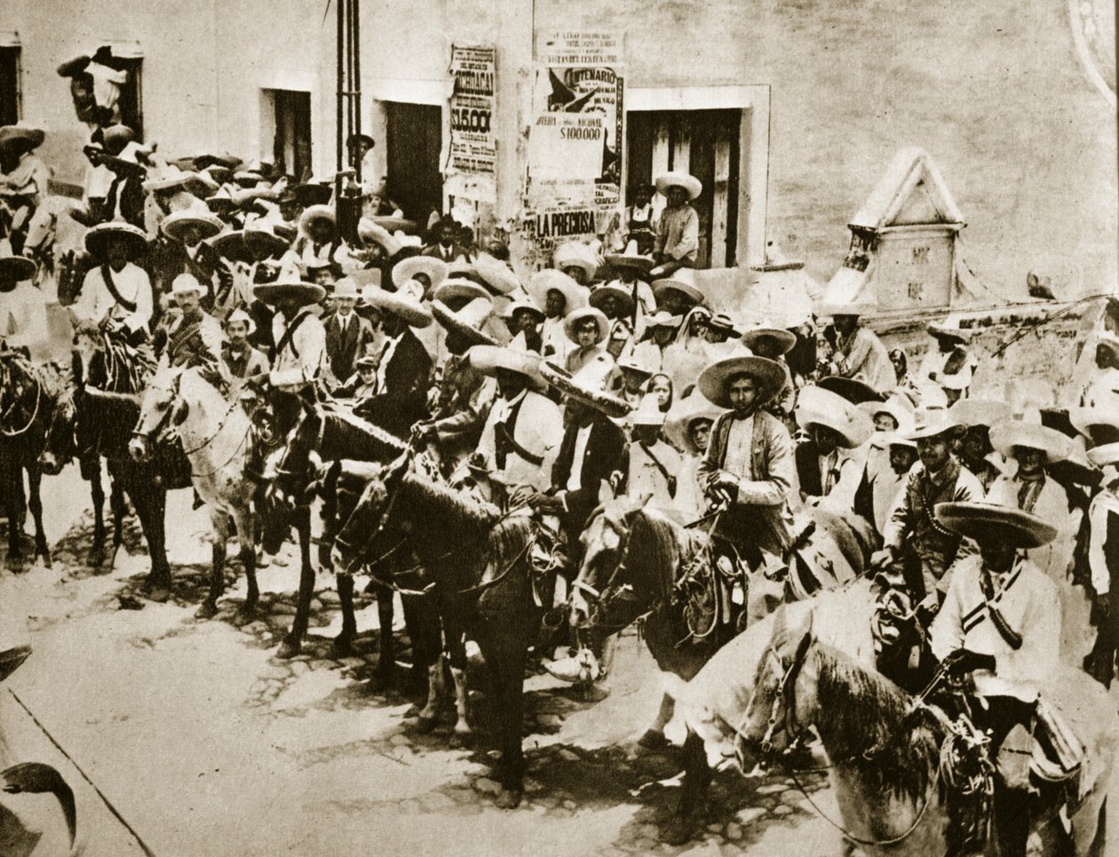 Zapata ja hänen miehensä, 1910 tekijältä Unbekannt Unbekannt