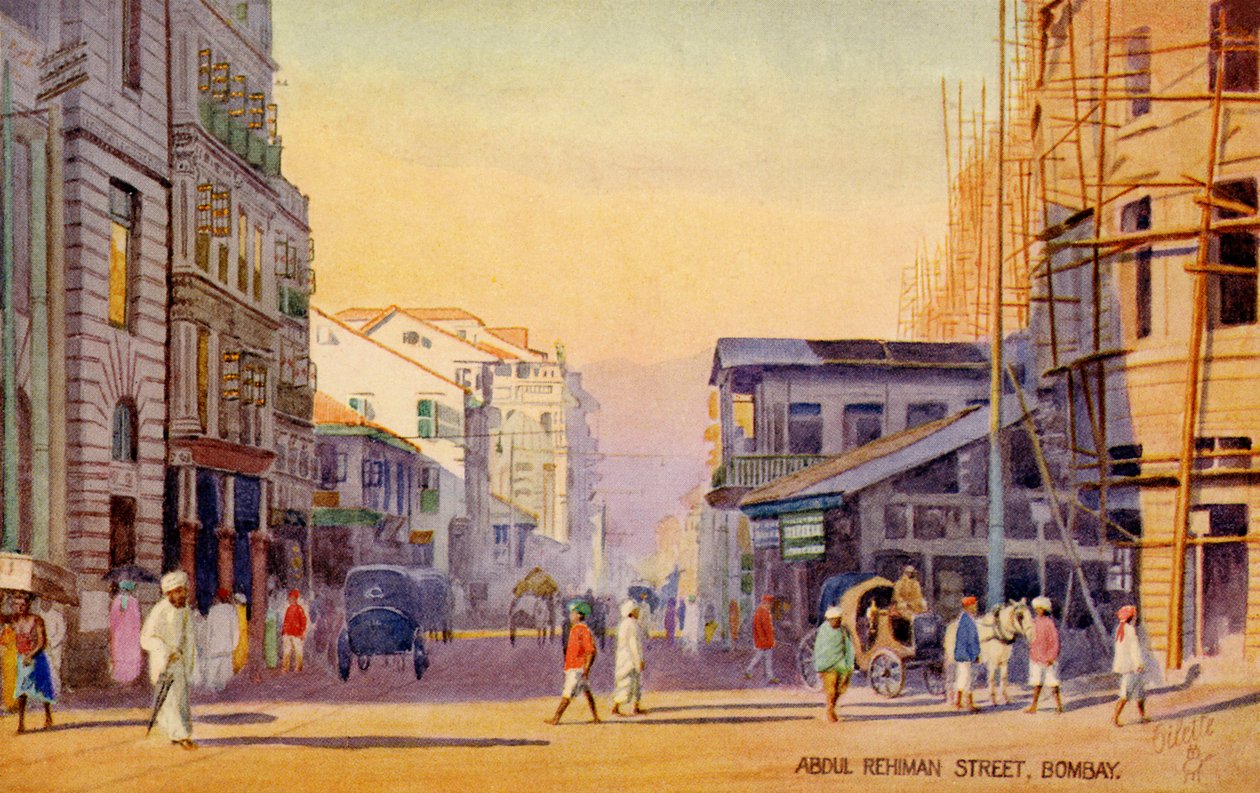 Abdul Rehman Street, Mumbai (Bombay) tekijältä Unbekannter Künstler