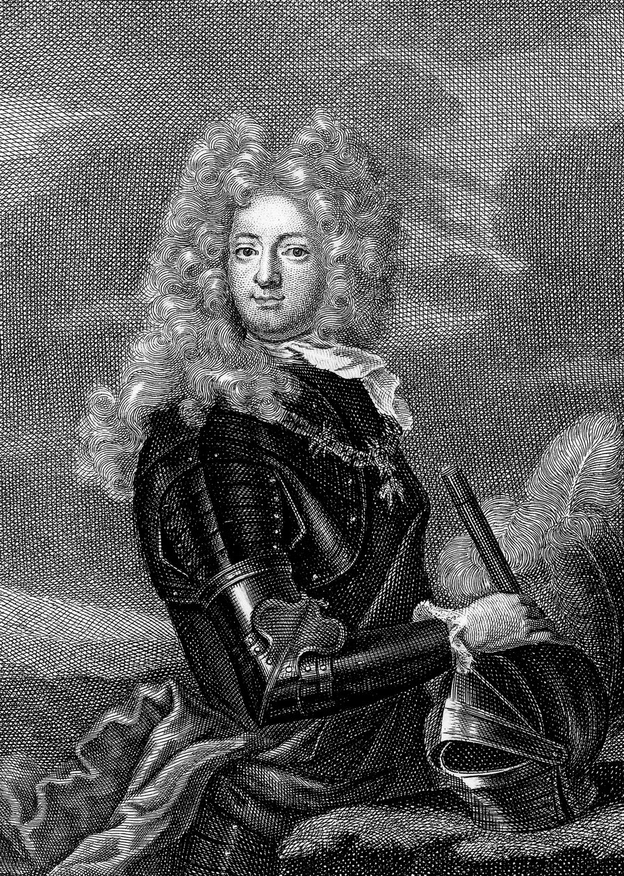 Adrien Maurice Ayenin kreivi 1678-1766 , Noaillesin 3. herttua (kaiverrus). tekijältä Unbekannter Künstler