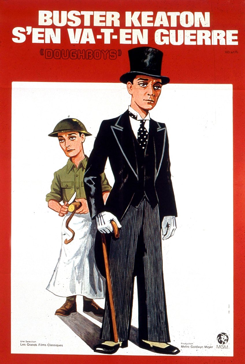 Edward Sedgwickin Doughboys-elokuvajuliste Buster Keatonin ja Sally Eilersin kanssa 1930 tekijältä Unbekannt