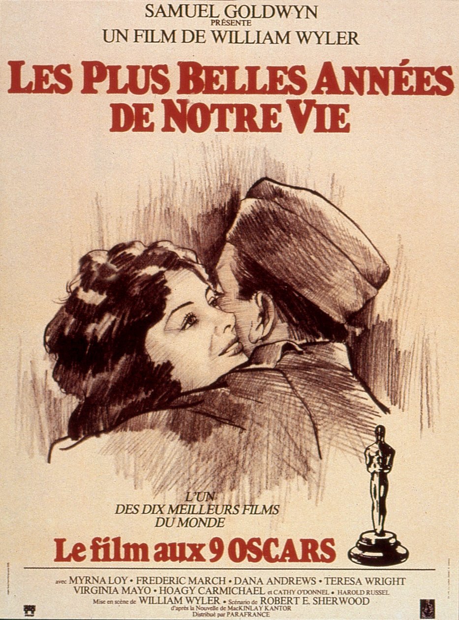 Affiche du elokuva Elämämme parhaat vuodet, WilliamWyler 1946 tekijältä Unbekannt