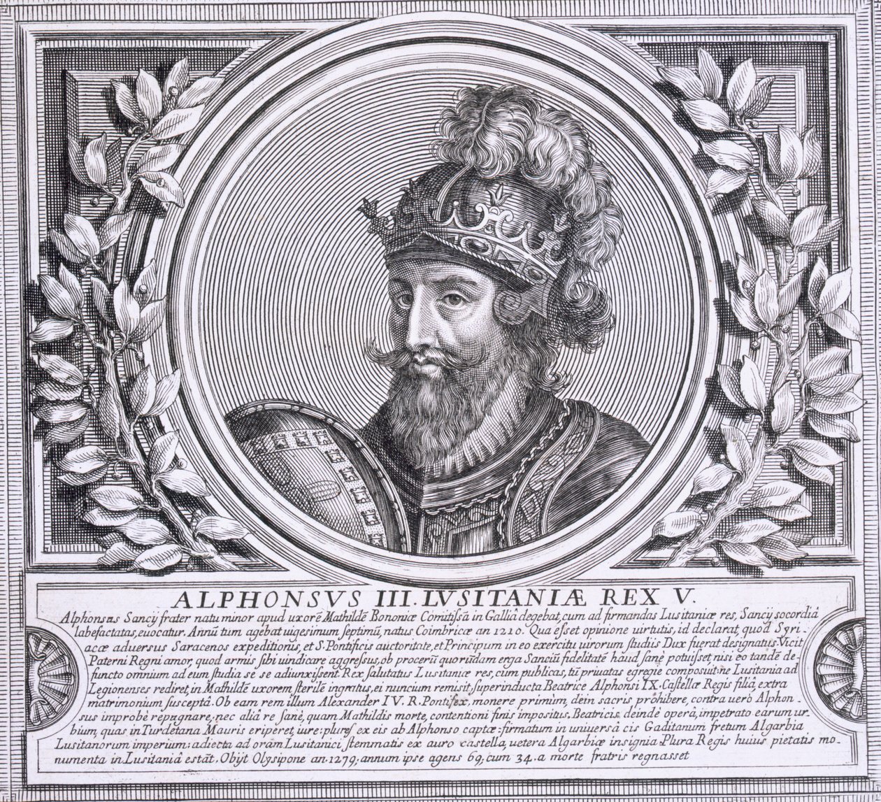 Afonso III Portugalilainen (litho) tekijältä Unbekannt