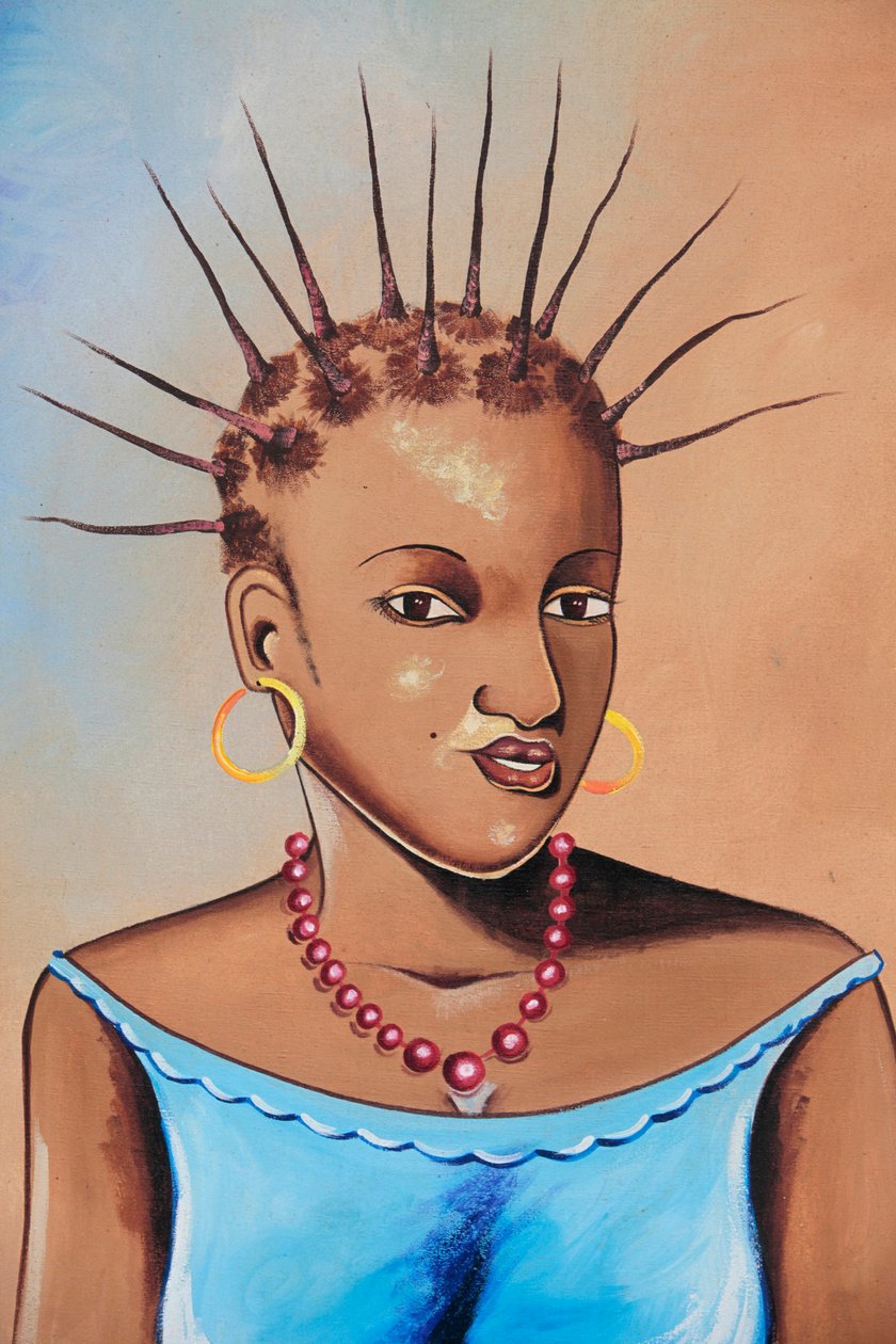 Afrikkalainen maalaus, Ouidah, Benin tekijältä Unbekannt