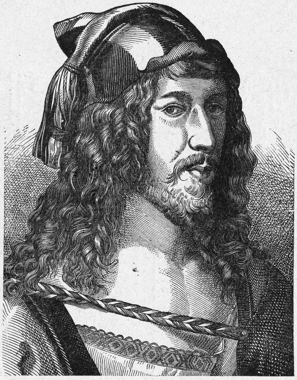Albrecht Durer, omakuvansa jälkeen tekijältä Unbekannter Künstler