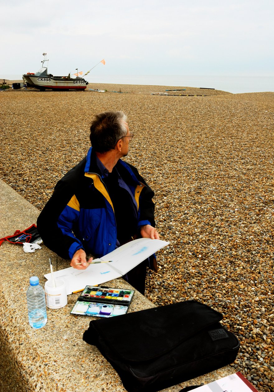 Aldeburgh Beach - akvarelli tekijältä Unbekannt