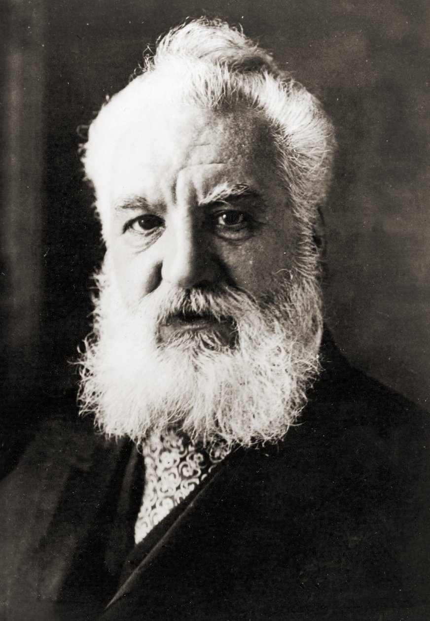 Alexander Graham Bell, noin 1920 (s/w-kuva) tekijältä Unbekannter Künstler
