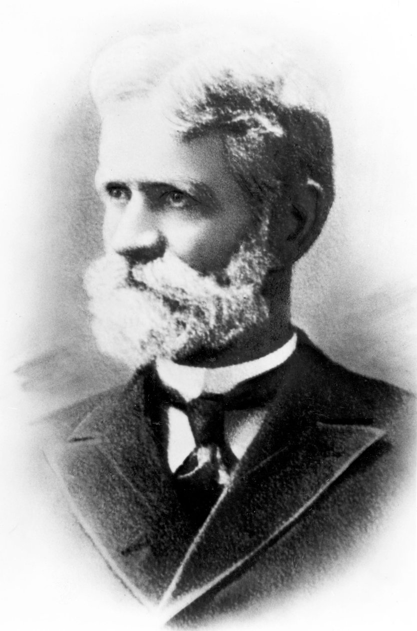 Almon Brown Strowger, amerikkalainen televiestinnän keksijä, n. 1885 tekijältä Unbekannt