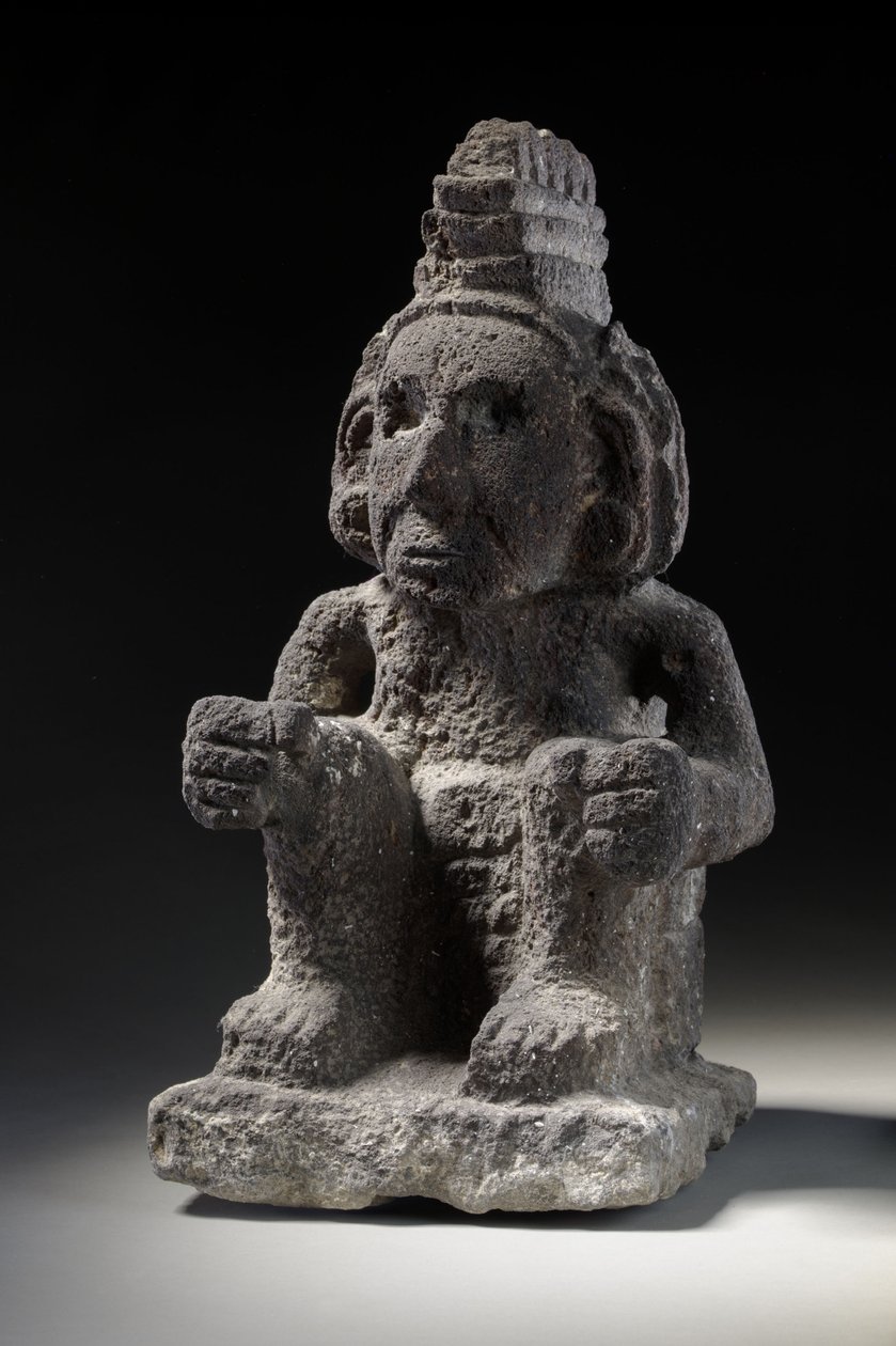Atsteekkien kivihahmo Macuilxochitlista, n. 1200-1521 tekijältä Unbekannt