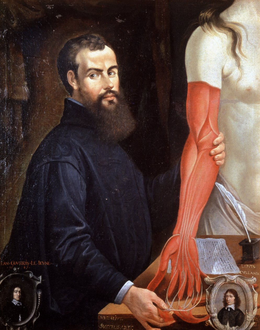 Andre Vesale (1514-1564) flaamilainen lääkäri, modernin anatomian isä, Pierre Poncet