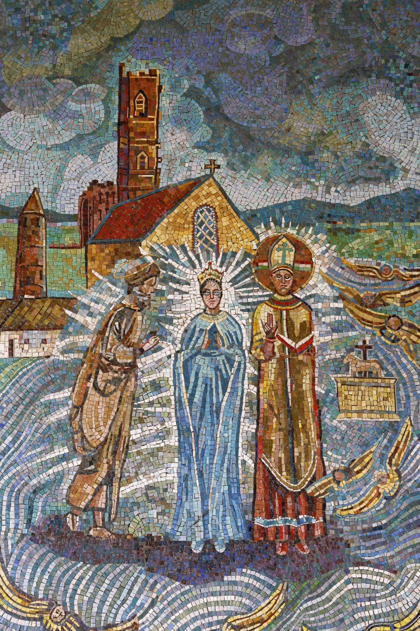 Marian ilmestyksen basilika: Irlantilainen mosaiikki, Nasaret, Israel tekijältä Unbekannt