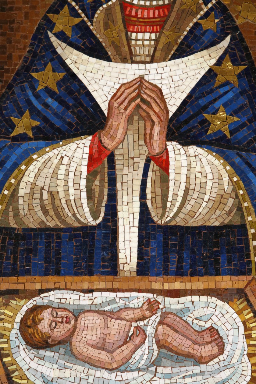 Annunciation basilika : Slovenian Neitsyt, Nasaret, Israel tekijältä Unbekannt