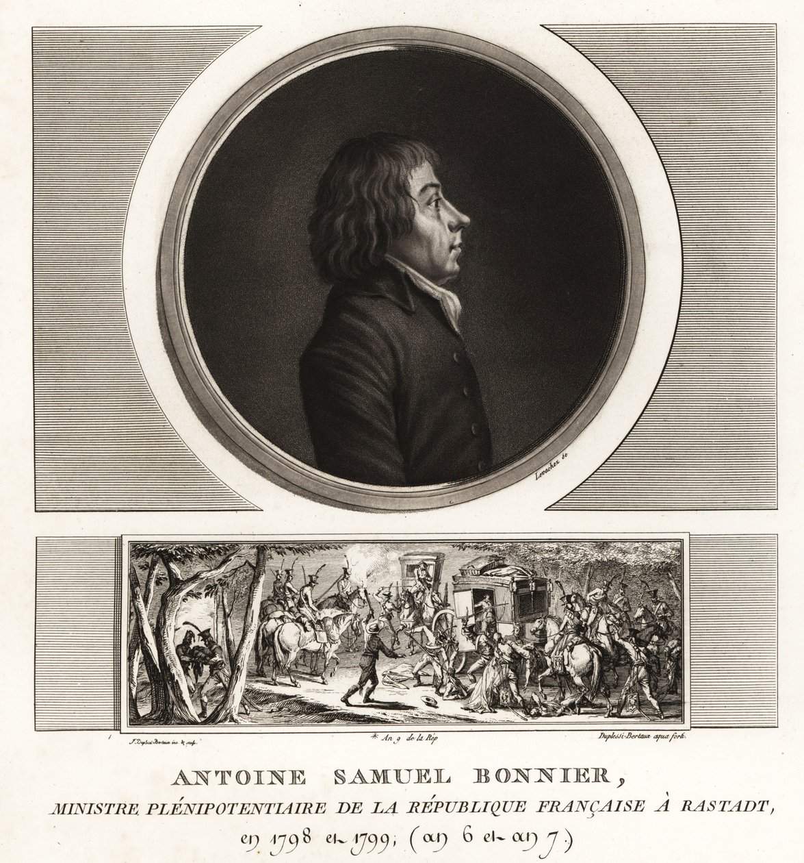 Antoine Samuel Bonnier, Ranskan tasavallan täysivaltainen ministeri tekijältä Unbekannt