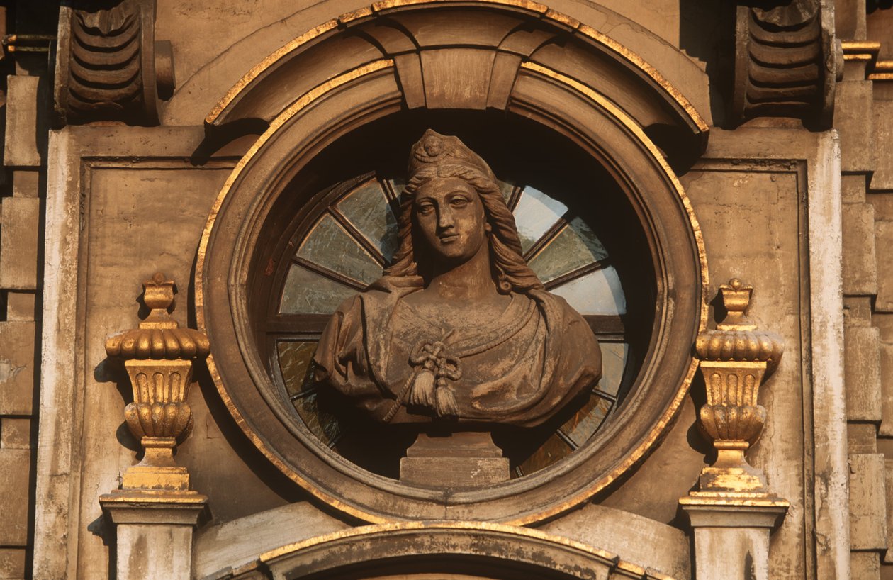 Belgia, Bryssel, Grand Place, koristeellinen yksityiskohta tekijältä William Jennys