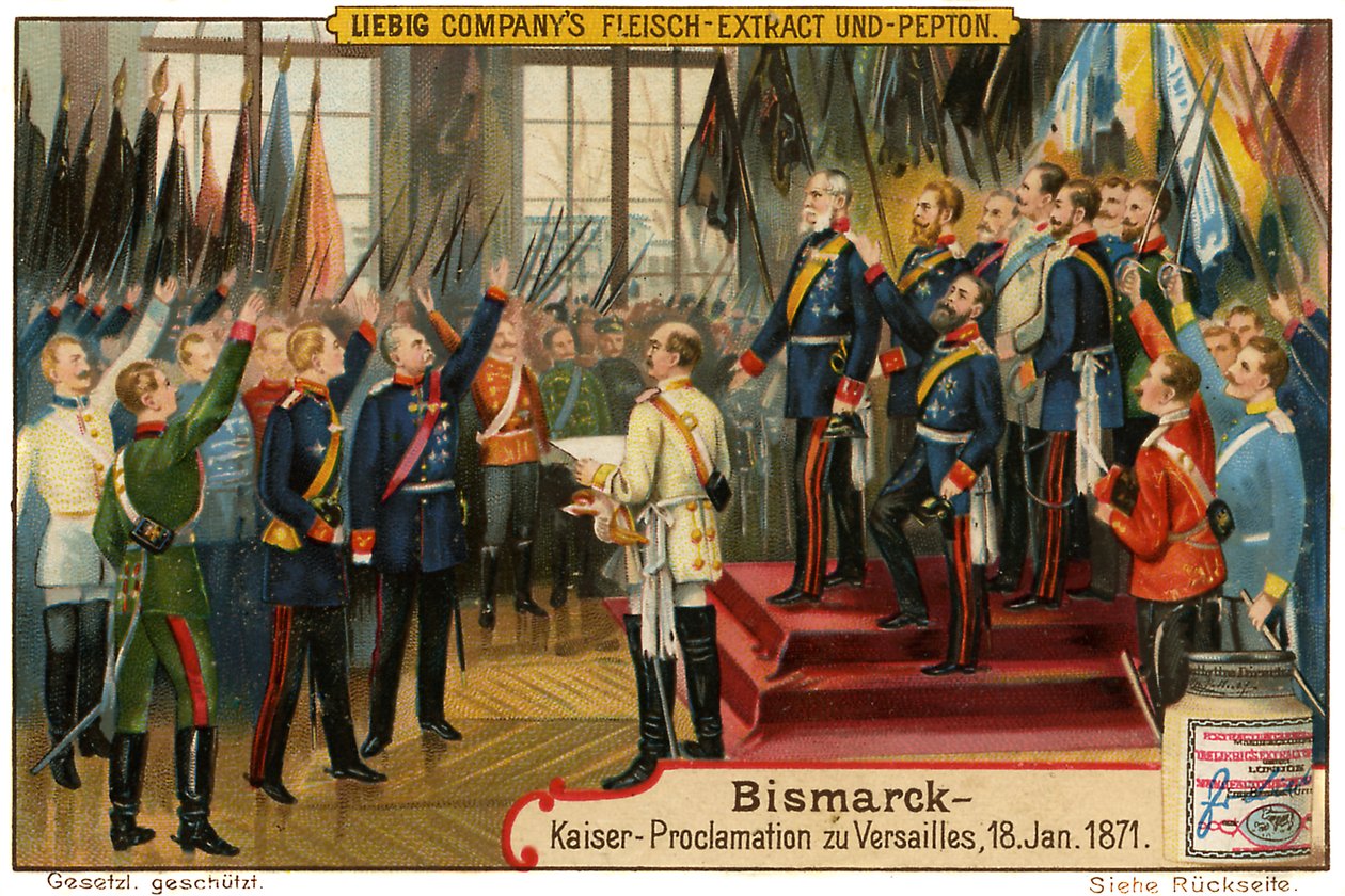 Bismarck Versaillesissa tekijältä Unbekannt