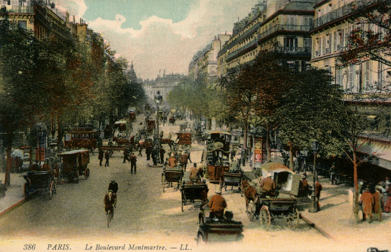 Boulevard Montmartre, Pariisi tekijältä Unbekannter Künstler