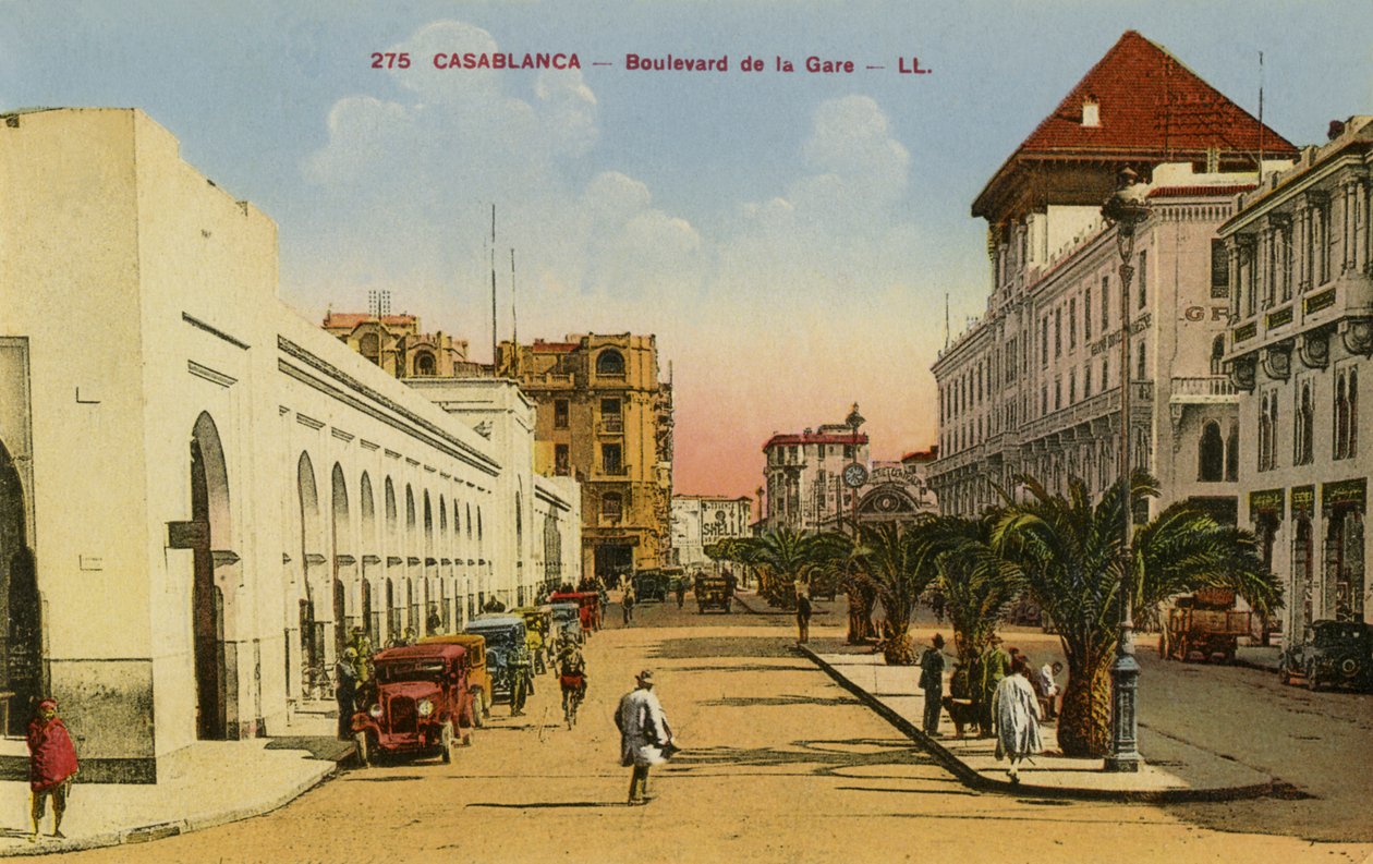 Boulevard de la Gare, Casablanca, Marokko tekijältä Unbekannter Künstler