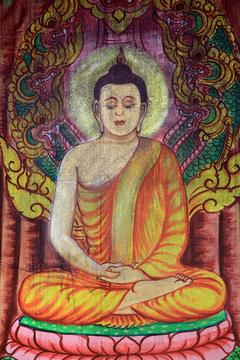 Buddha torstai. Wat Simuong. Wat Si Muang. Vientiane. Laos, 20151030, Vientiane, Laos tekijältä Unbekannt