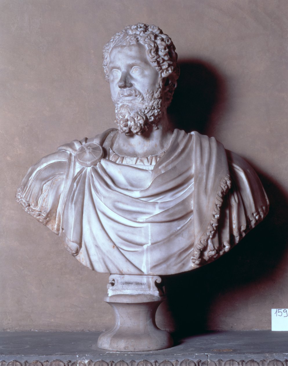 Septimius Severuksen rintakuva, roomalainen (marmori) tekijältä Unbekannt