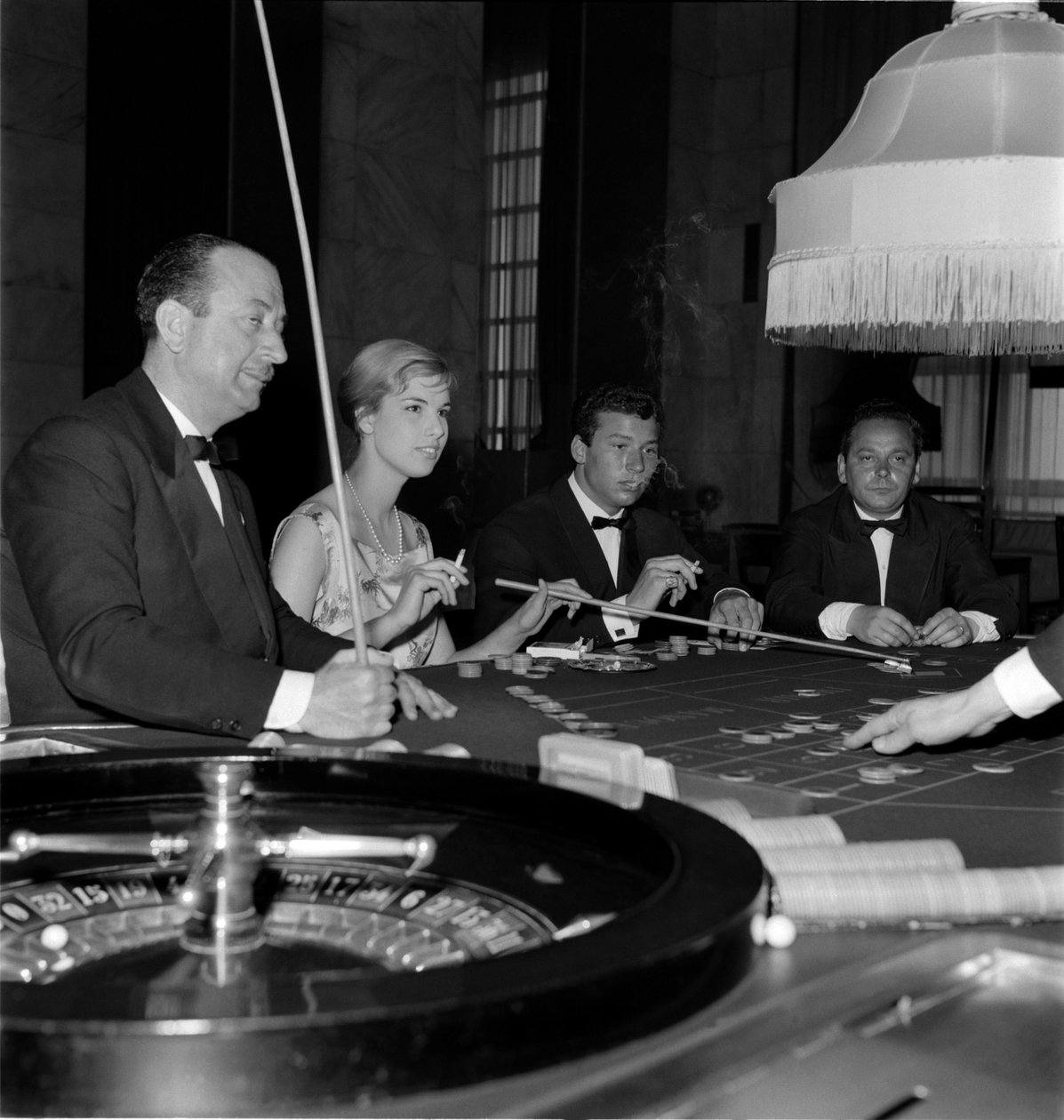 Venetsian CASINO, rulettipöytä, LIDO DI VENEZIA - vuodet 1960 tekijältä Unbekannt