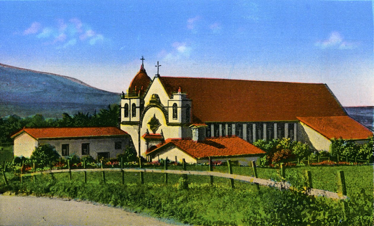 Kalifornia: El Carmel Mission tekijältä Unbekannter Künstler