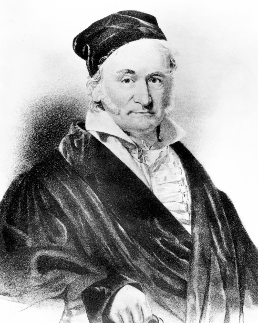 Carl Friedrich Gauss, saksalainen matemaatikko, 1800-luvun puoliväli tekijältä Unbekannt