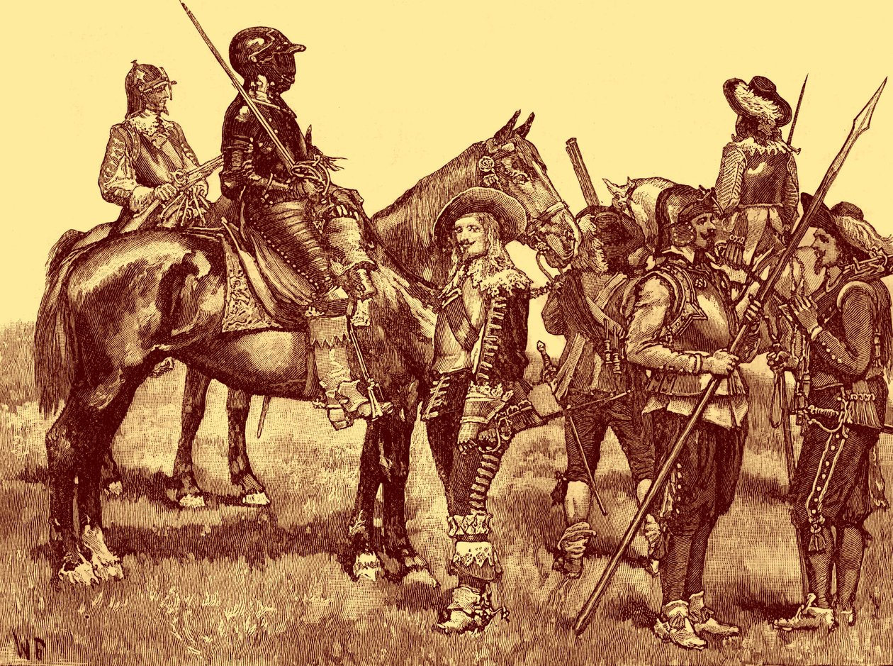 Cavalier Soldiers - Englannin sisällissota tekijältä Unbekannter Künstler