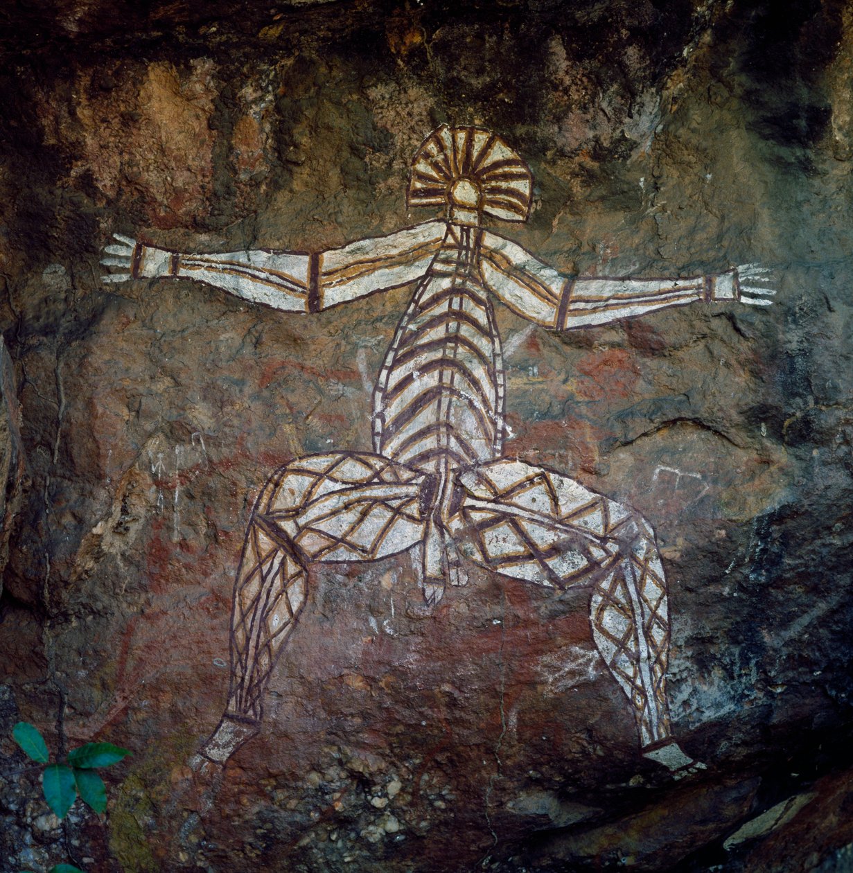 Luolamaalaus, Arnhem Land, Northern Territory, Australia, aboriginaalikulttuuri tekijältä Benjamin Baud