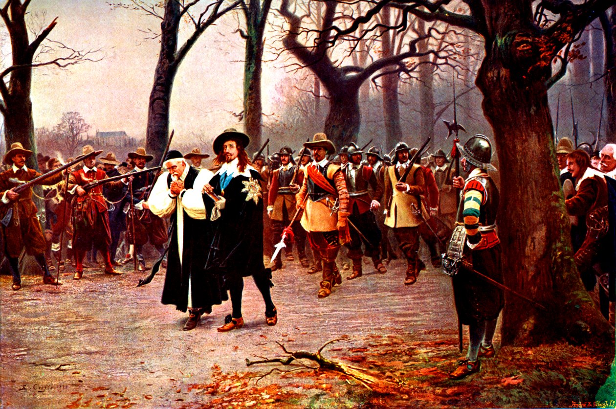 Charles I matkalla teloitettavaksi tekijältä Unbekannter Künstler
