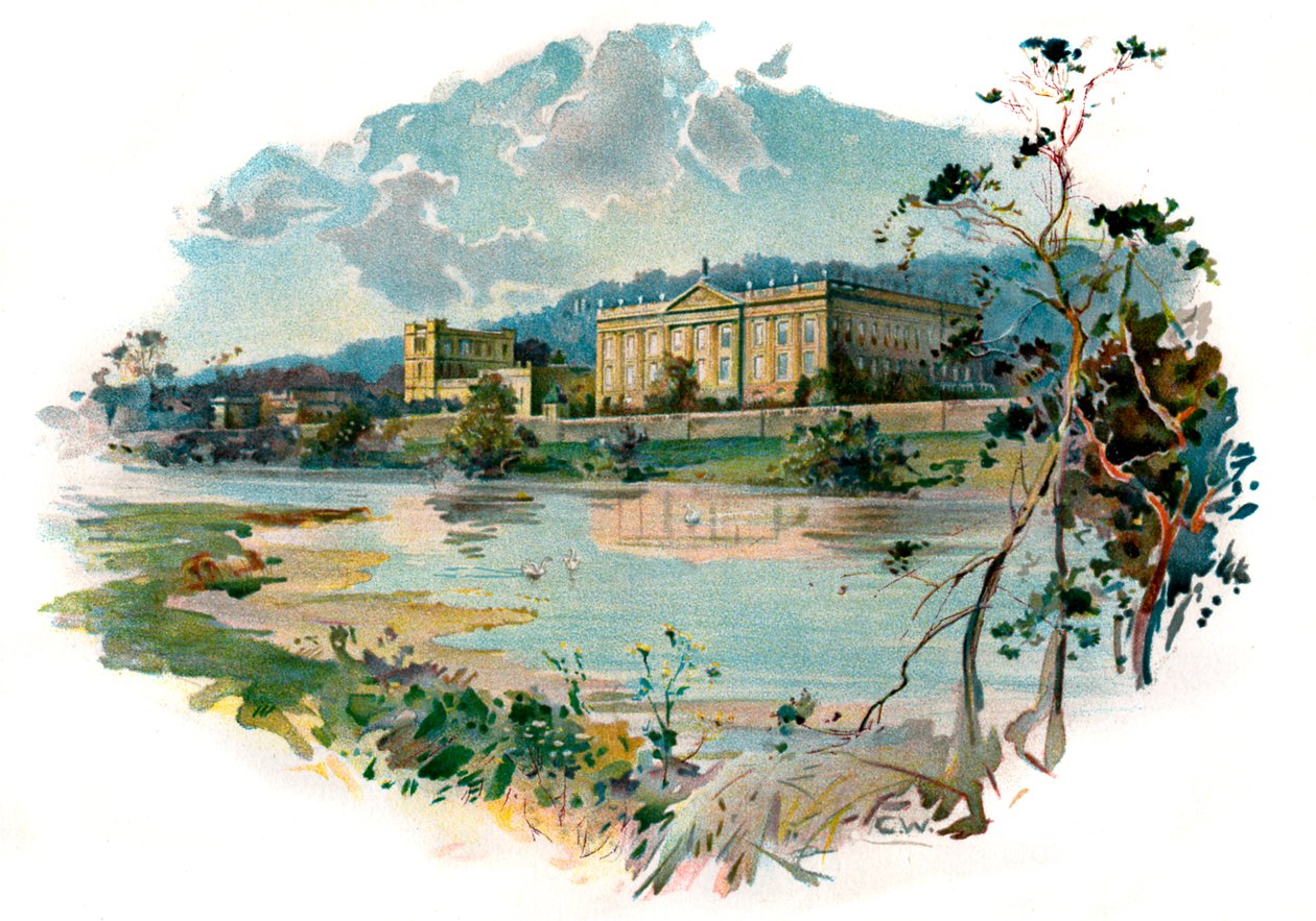 Chatsworth Derwentistä tekijältä Unbekannter Künstler
