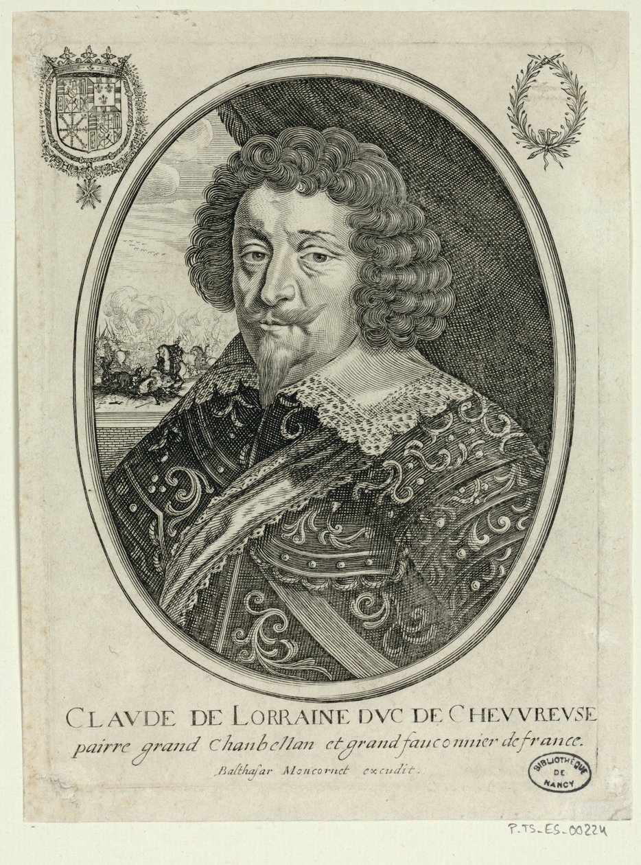 Claude de Lorraine, Cheuvreusen herttua tekijältä Unbekannter Künstler