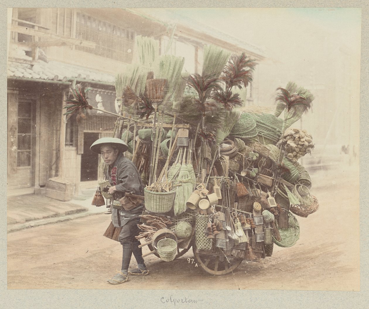 Colporter - Japani 1880-1910 tekijältä Unbekannter Künstler