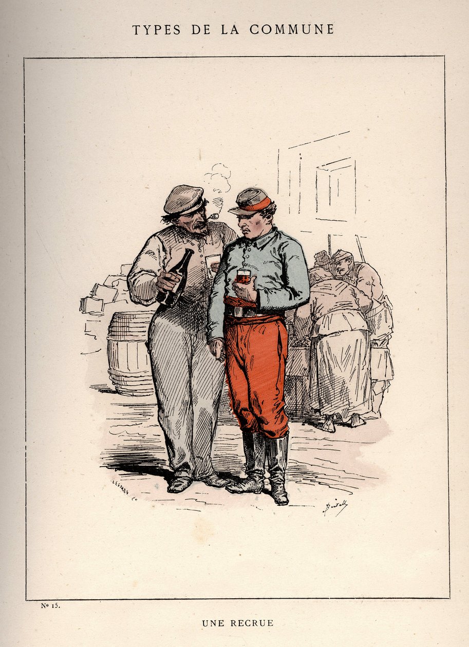 Paris Commune: UNE RECIRUE (15) -asu "" Les Communeux