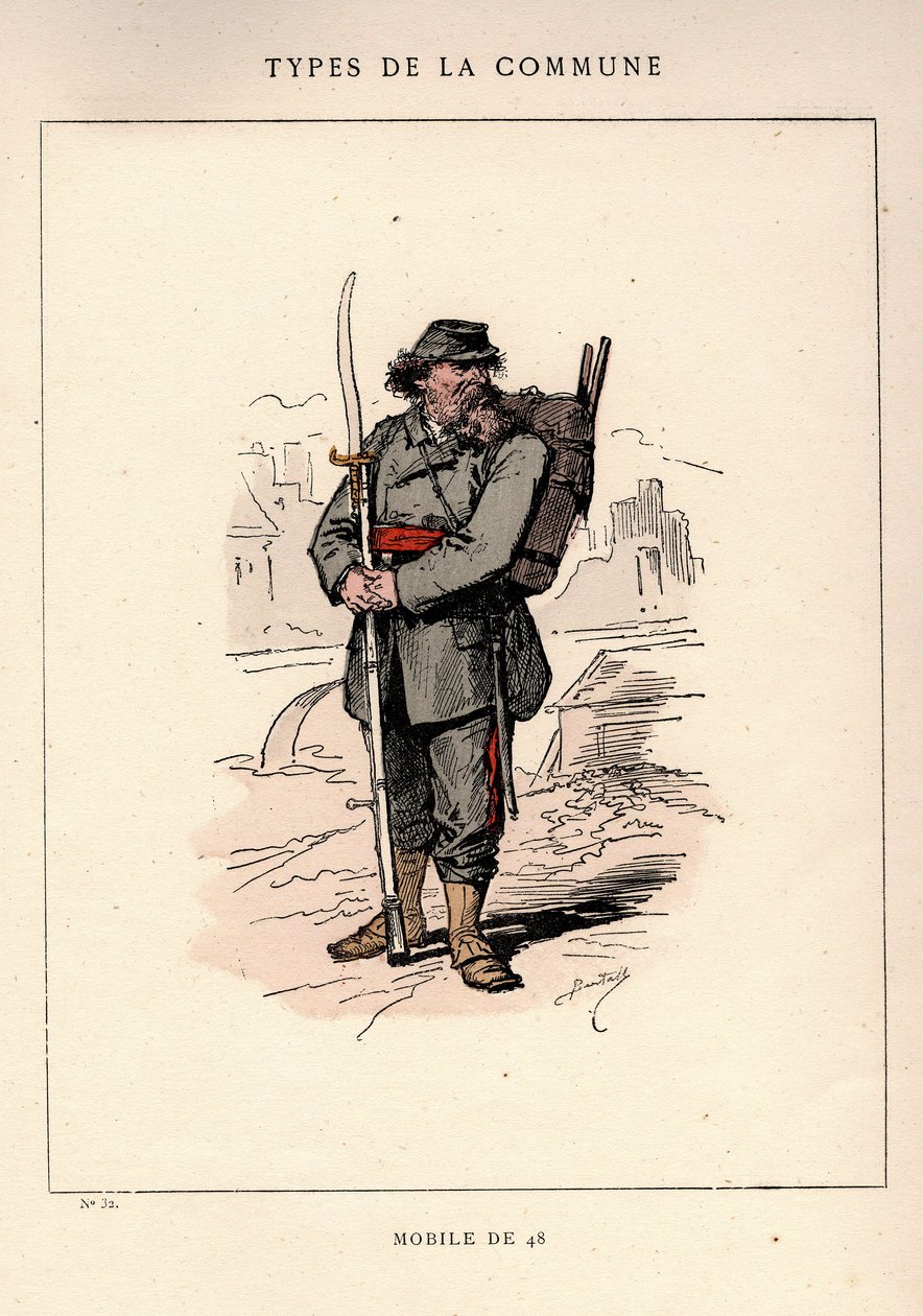 Paris Commune: MOBILE DE 48:n puku Les Communeux