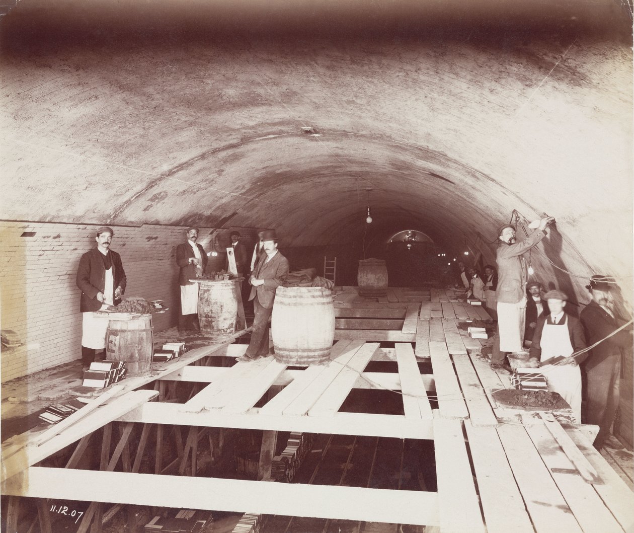 Rakentaminen, tunnelit Rotherhithe-tunnelin rakentaminen, Lontoo tekijältä Unbekannt