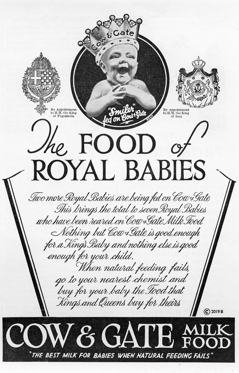 Cow & Gate Milk Food, Royal Babies -ruoka tekijältä Unbekannt
