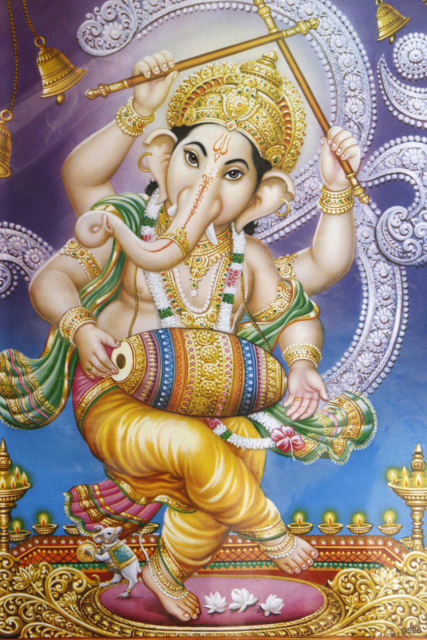 Dancing Ganesh picture, Rishikesh, Intia tekijältä Unbekannt
