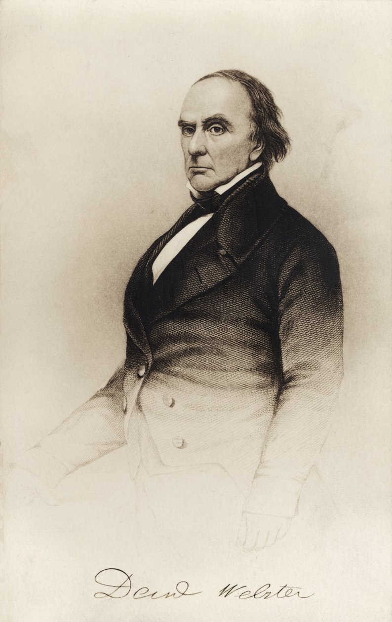 Daniel Webster - muotokuva tekijältä Unbekannter Künstler