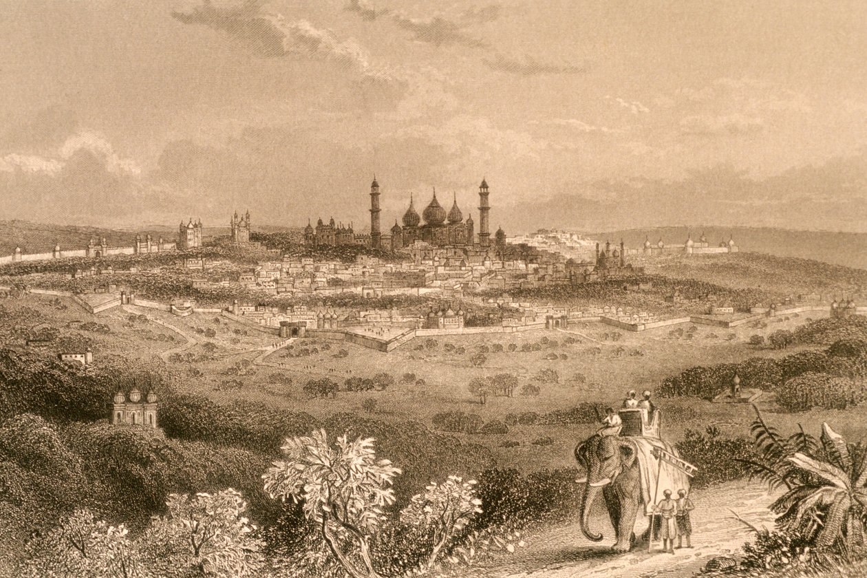 Delhi (engraving) tekijältä Unbekannter Künstler