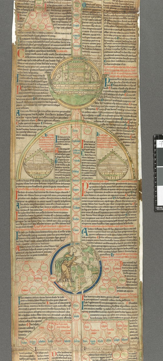 Yksityiskohta poitiersin Pietarista, Compendium historiae in genealogia Christi (pergamentti) tekijältä Unbekannter Künstler
