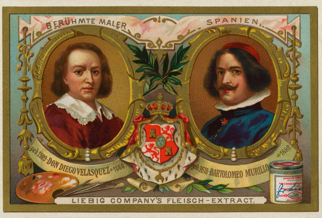 Don Diego Velasquez ja Bartolmeo Murillo tekijältä Leopold Blonder