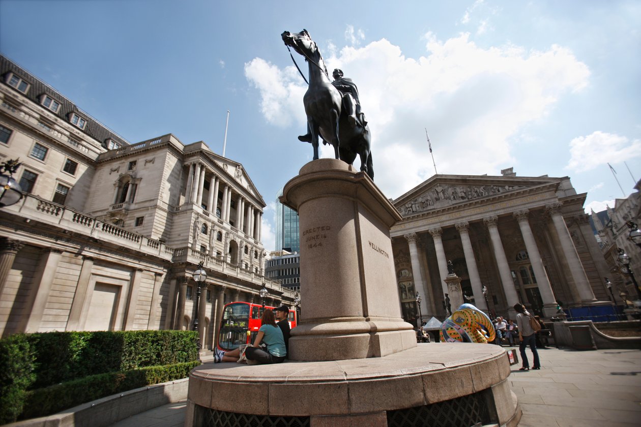 Duke of Wellingtonin patsas, Bank Junction, Lontoo (kuva) tekijältä Unbekannt