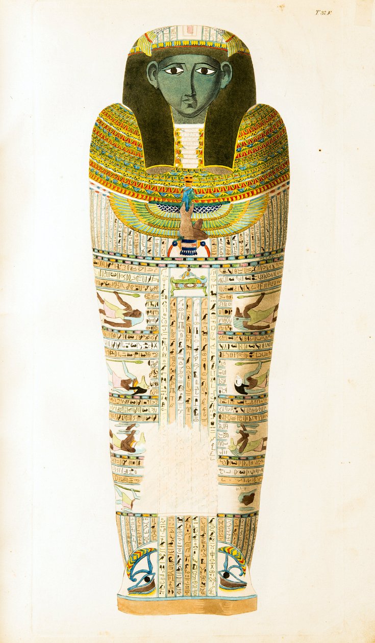 Egyptiläinen sarkofagi - kuva Egyptin atlasesta tekijältä Unknown